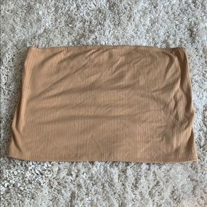 American Eagle Dusty Yellow Tube Top